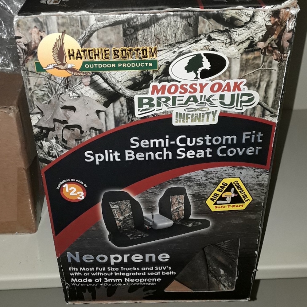 Mossy Oak Break Up Split Bench Seat Cover